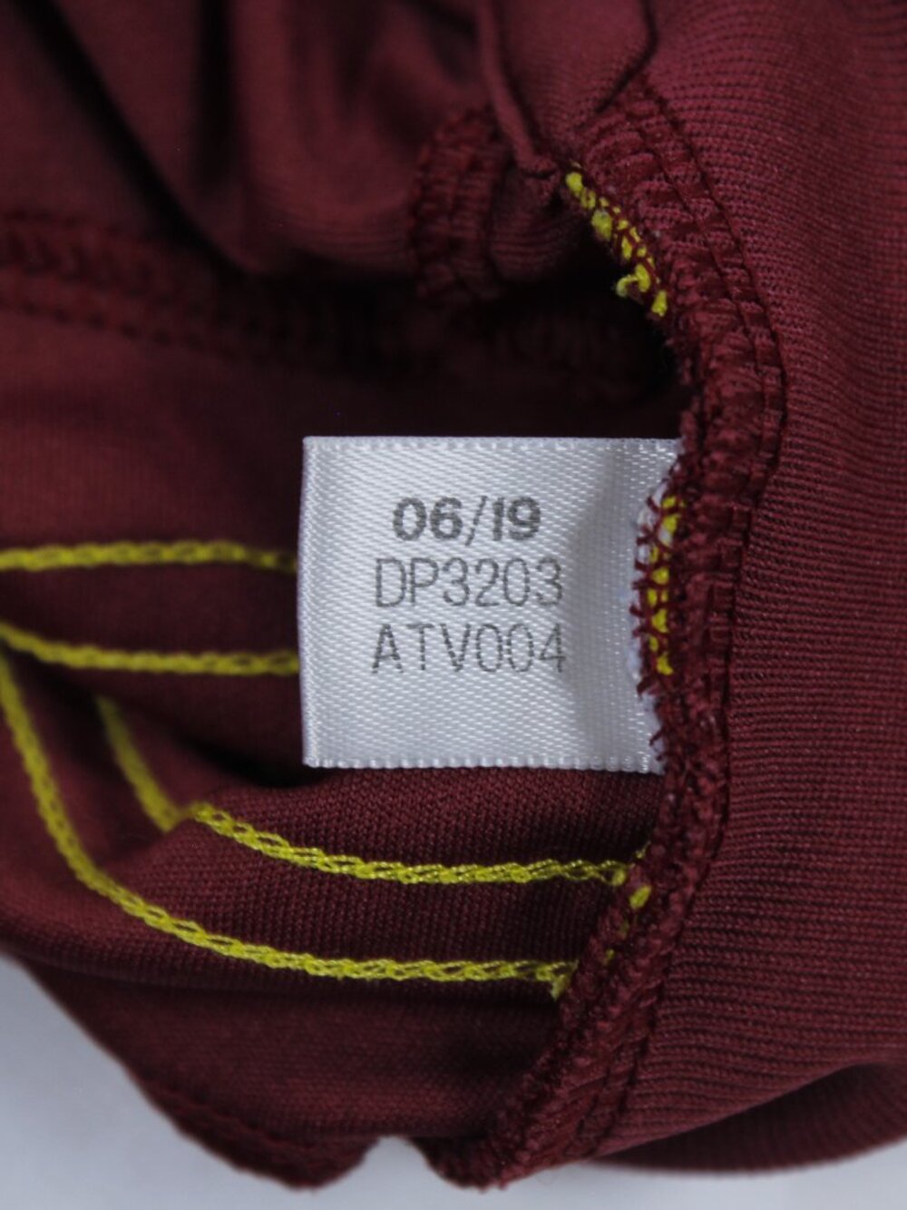 Adidas Striped 19 Jersey - Maroon/Blue/Yellow - Training/Soccer - Size M - Picture 7 of 8